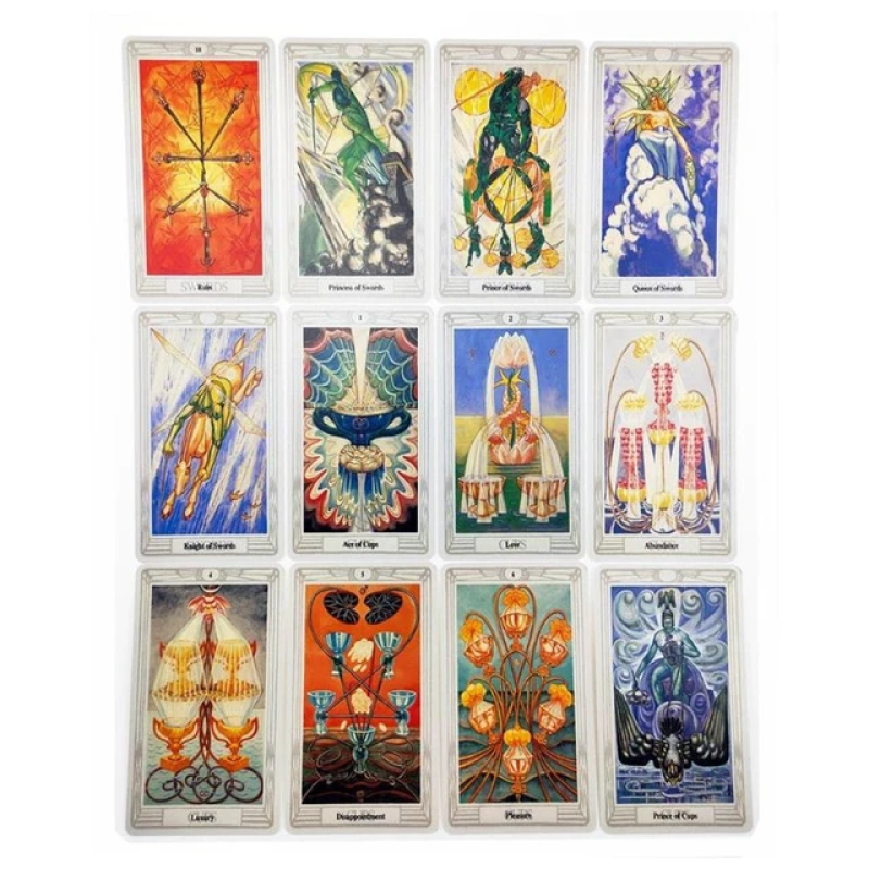 Карти Таро Тота Алістера Кроулі Thoth Tarot зменшена колода англійською