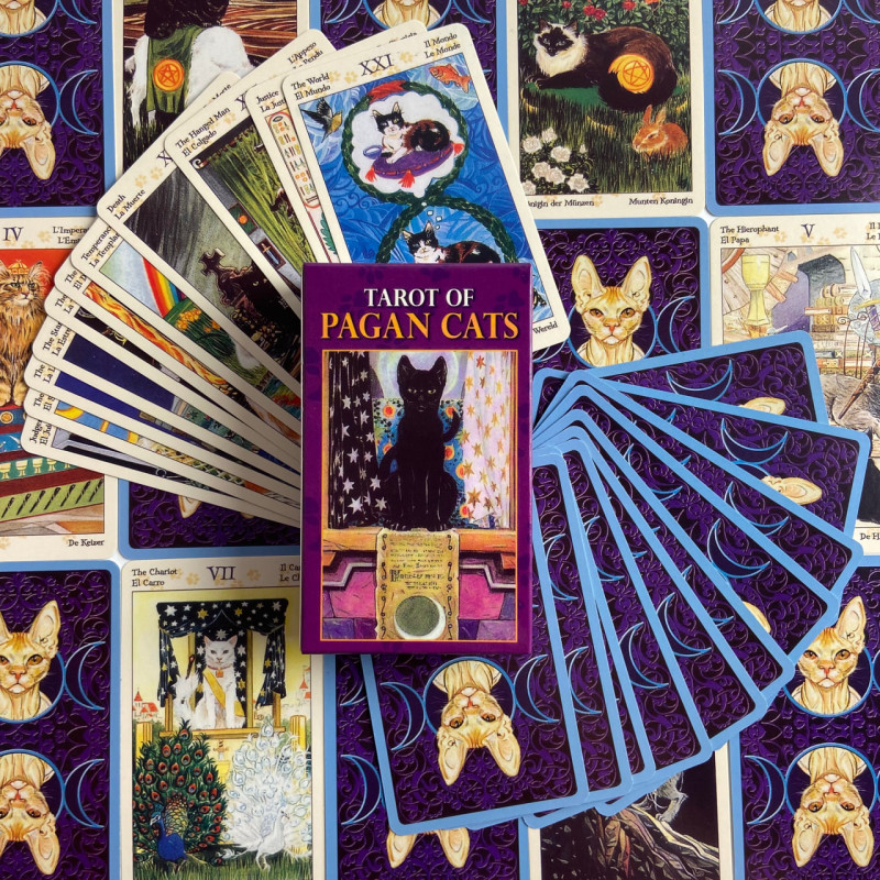 Карты Таро Tarot of Pagan Cats «Языческие кошки», колода Райдера–Уэйта