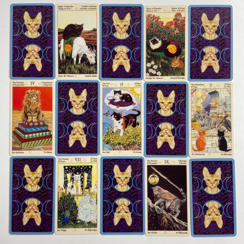 Карты Таро Tarot of Pagan Cats «Языческие кошки», колода Райдера–Уэйта