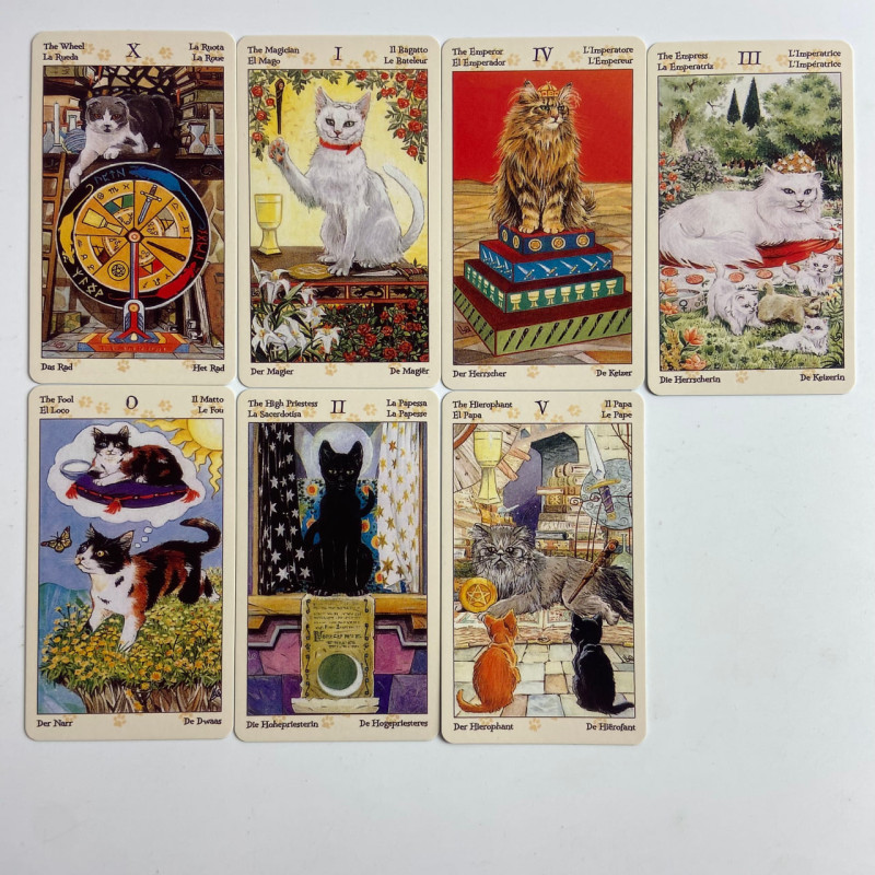 Карты Таро Tarot of Pagan Cats «Языческие кошки», колода Райдера–Уэйта