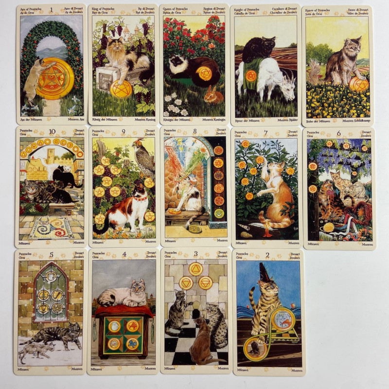 Карты Таро Tarot of Pagan Cats «Языческие кошки», колода Райдера–Уэйта