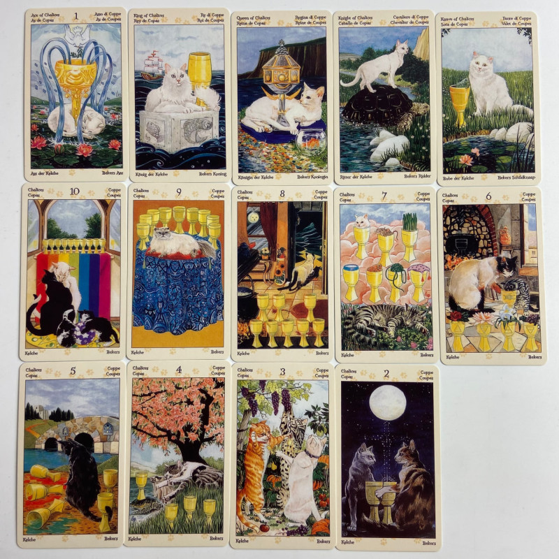 Карты Таро Tarot of Pagan Cats «Языческие кошки», колода Райдера–Уэйта