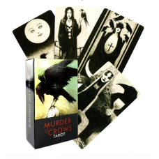 Карты Таро Murder of Crows Tarot «Ворон Смерти» — готическая чёрно-белая колода