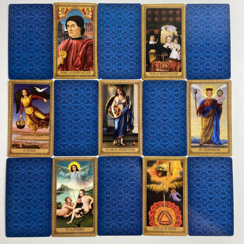 Карты Таро Influence Of The Angels Tarot Влияние Ангелов ангельская тематика