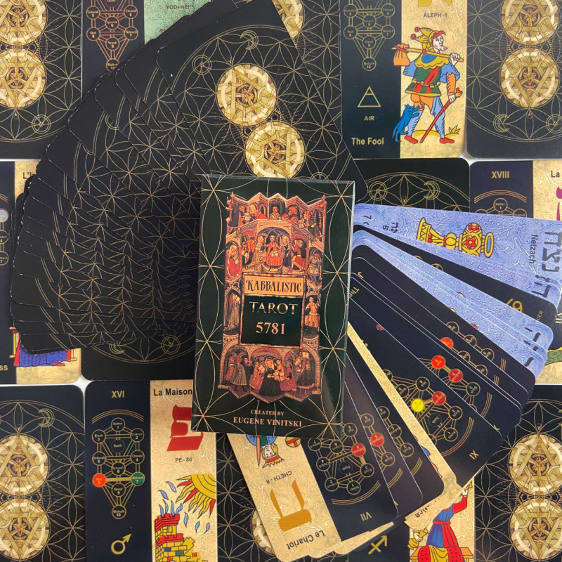 Карты Таро Kabbalistic Tarot 5781 каббалистические уменьшенный формат