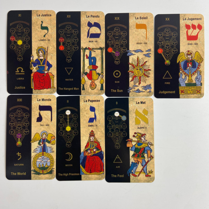 Карты Таро Kabbalistic Tarot 5781 каббалистические уменьшенный формат