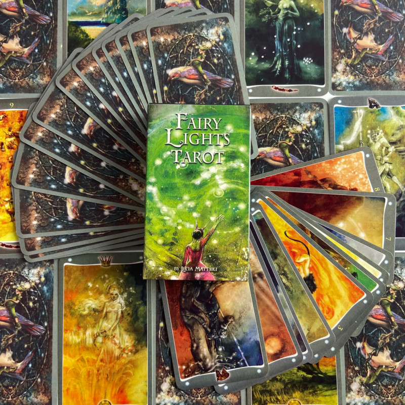 Карти Таро Fairy Lights Tarot Блискучих Фей зменшена колода англійською