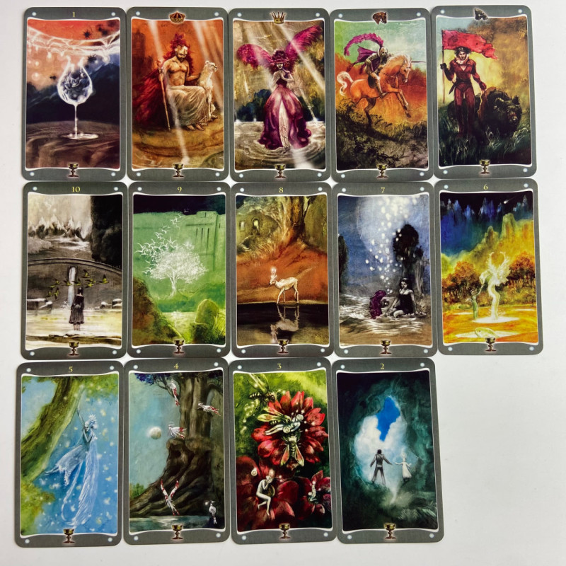 Карти Таро Fairy Lights Tarot Блискучих Фей зменшена колода англійською