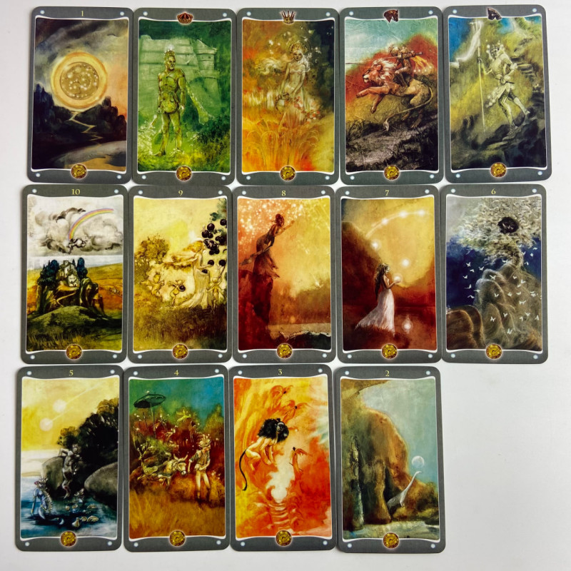 Карти Таро Fairy Lights Tarot Блискучих Фей зменшена колода англійською