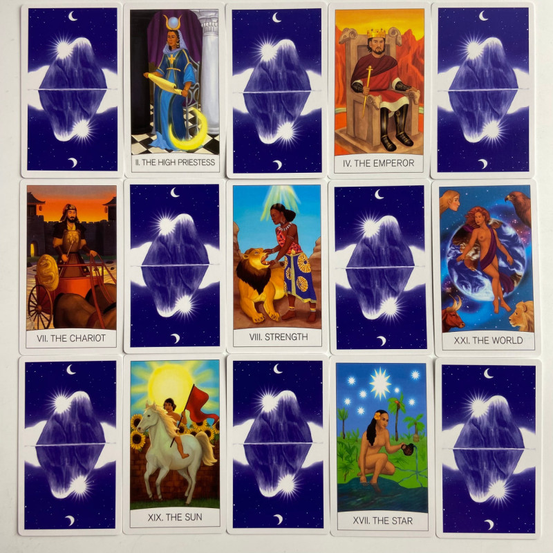 Карти Таро The One World Tarot Єдиного Світу зменшена колода англійською