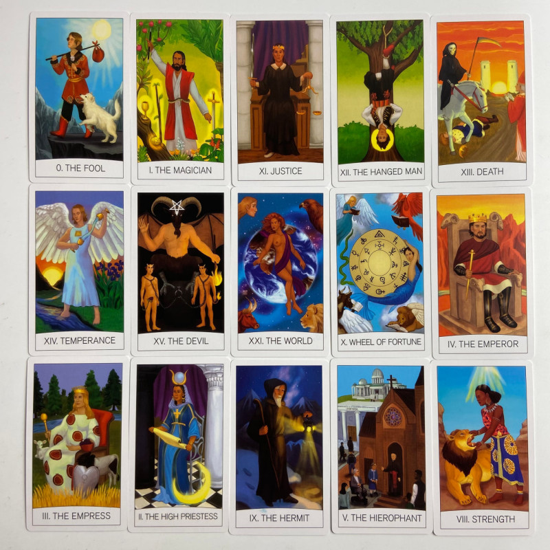 Карти Таро The One World Tarot Єдиного Світу зменшена колода англійською