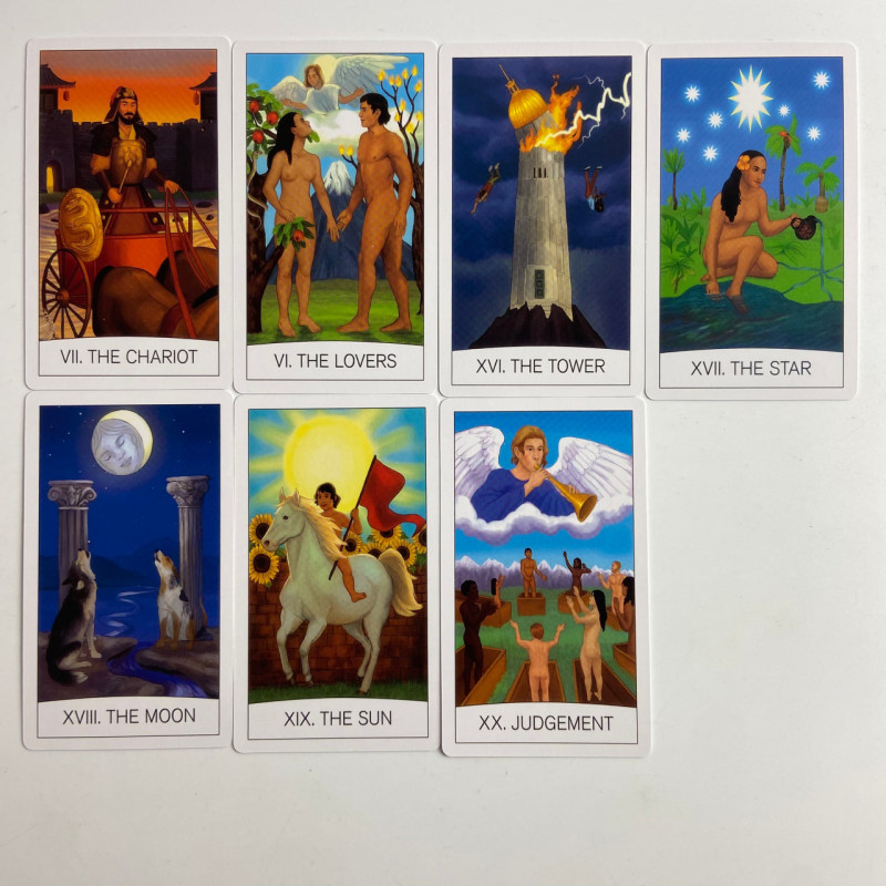 Карти Таро The One World Tarot Єдиного Світу зменшена колода англійською