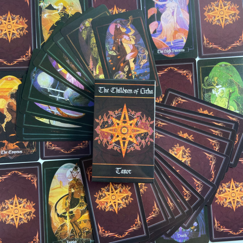 Карты Таро The Children of Litha Tarot Дети Литы уменьшенная колода