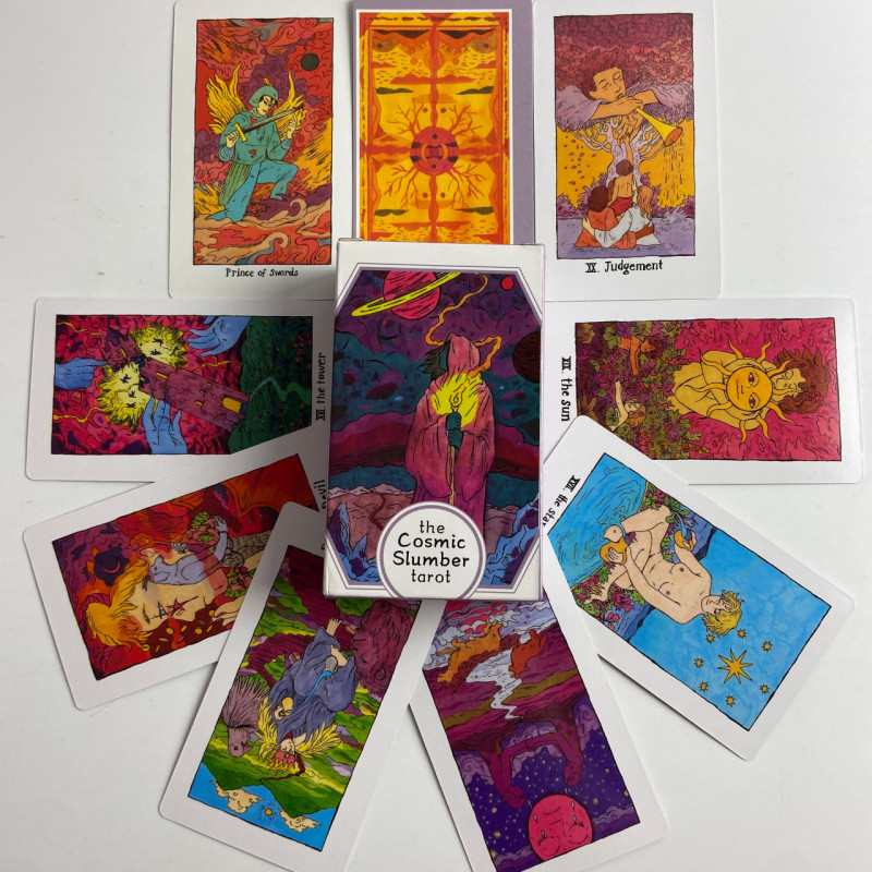 Карти Таро The Cosmic Slumber Tarot Космічного Сну зменшена колода