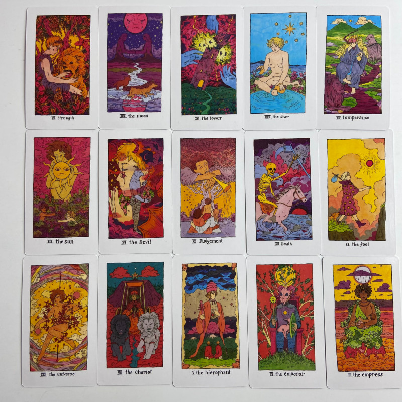 Карти Таро The Cosmic Slumber Tarot Космічного Сну зменшена колода