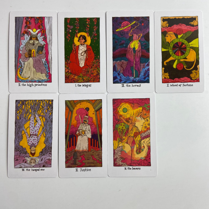 Карти Таро The Cosmic Slumber Tarot Космічного Сну зменшена колода