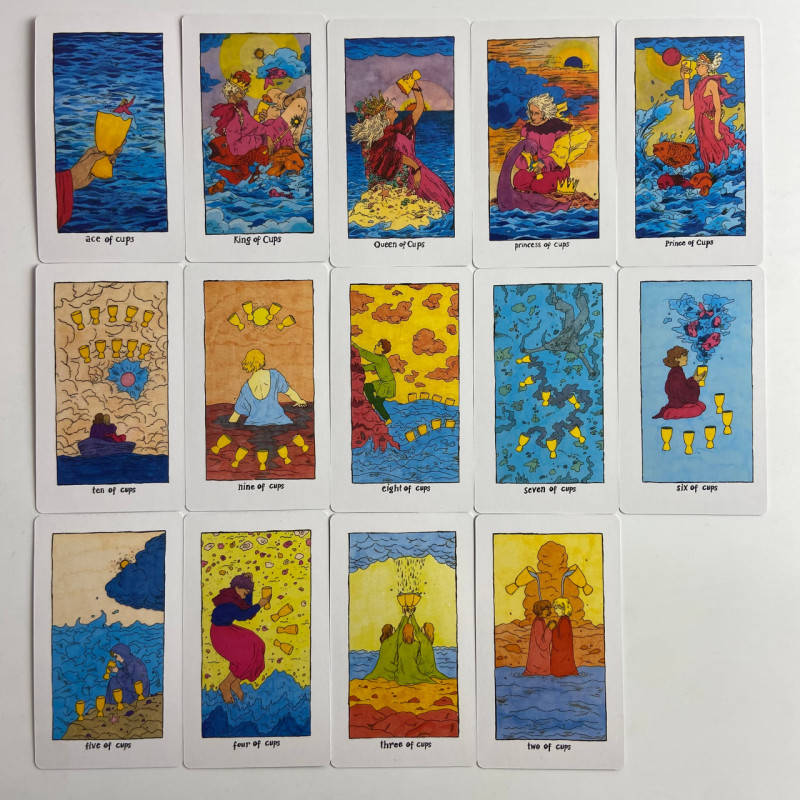 Карти Таро The Cosmic Slumber Tarot Космічного Сну зменшена колода