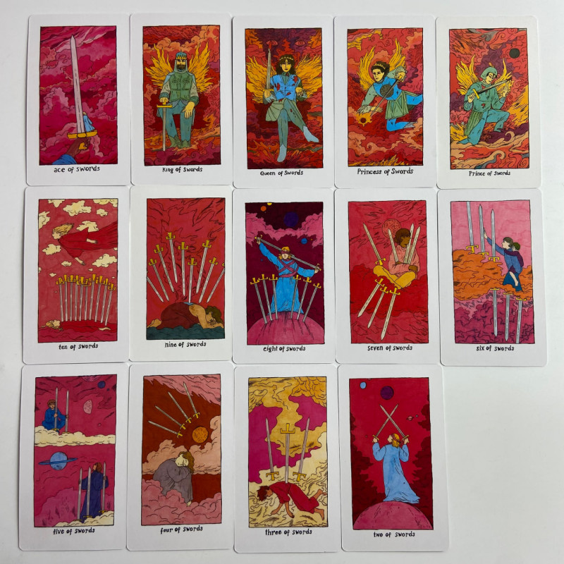 Карти Таро The Cosmic Slumber Tarot Космічного Сну зменшена колода