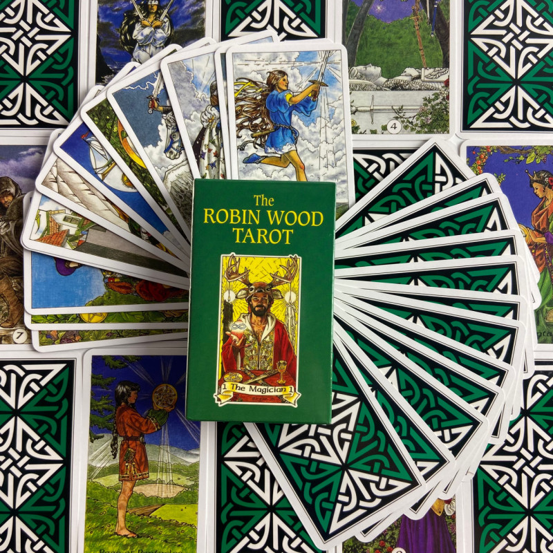 Карти Таро The Robin Wood Tarot Робіна Вуда зменшена колода англійською