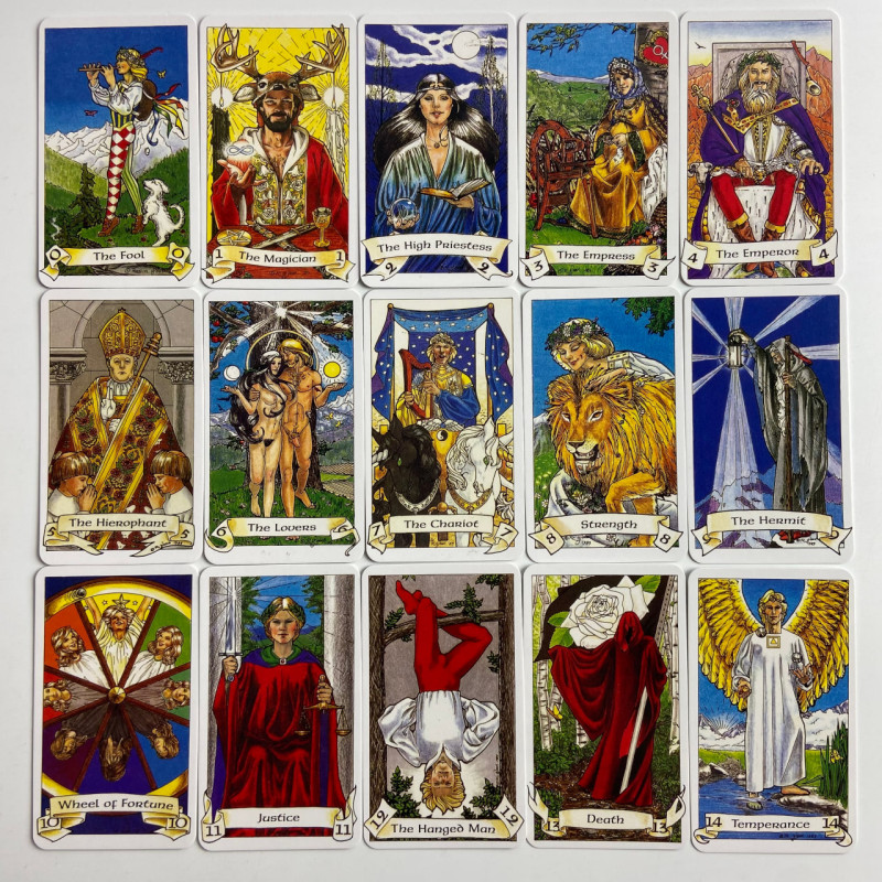 Карти Таро The Robin Wood Tarot Робіна Вуда зменшена колода англійською