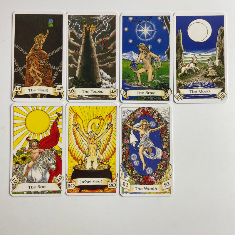 Карти Таро The Robin Wood Tarot Робіна Вуда зменшена колода англійською