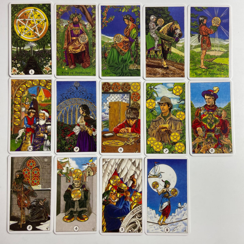 Карти Таро The Robin Wood Tarot Робіна Вуда зменшена колода англійською