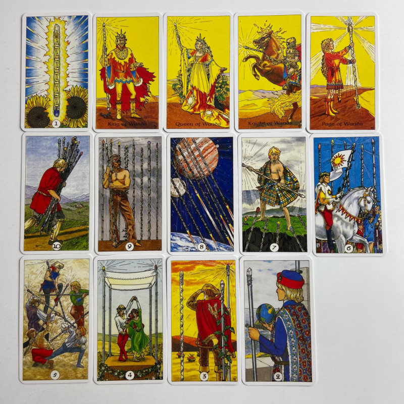 Карти Таро The Robin Wood Tarot Робіна Вуда зменшена колода англійською