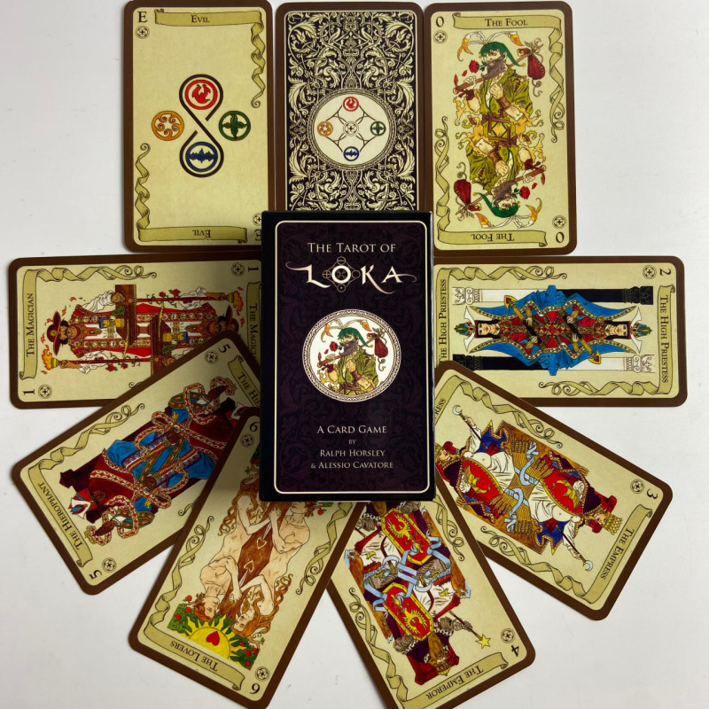 Карты Таро The Tarot of Loka — уменьшенная колода в средневековом стиле