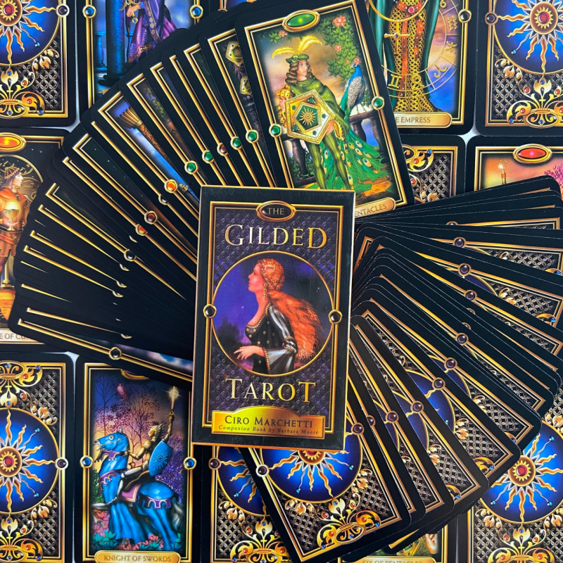 Карти Таро Gilded Tarot Royale Deck Королівське Позолочене зменшена колода