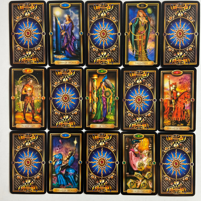 Карти Таро Gilded Tarot Royale Deck Королівське Позолочене зменшена колода