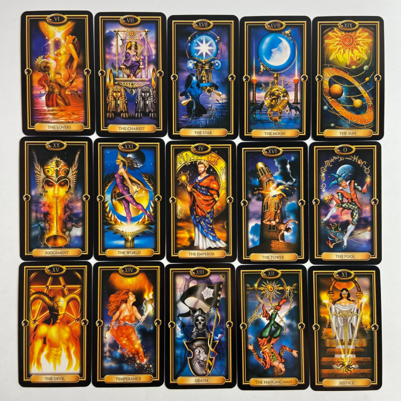 Карти Таро Gilded Tarot Royale Deck Королівське Позолочене зменшена колода