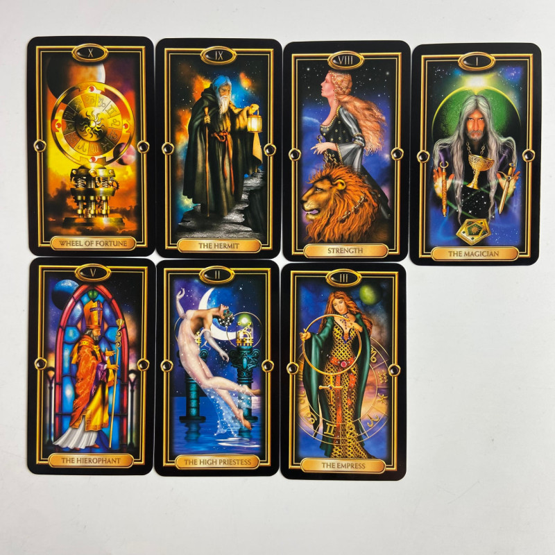 Карти Таро Gilded Tarot Royale Deck Королівське Позолочене зменшена колода
