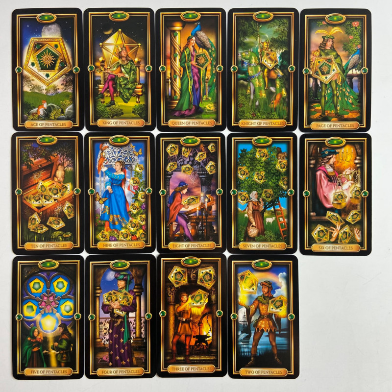 Карти Таро Gilded Tarot Royale Deck Королівське Позолочене зменшена колода