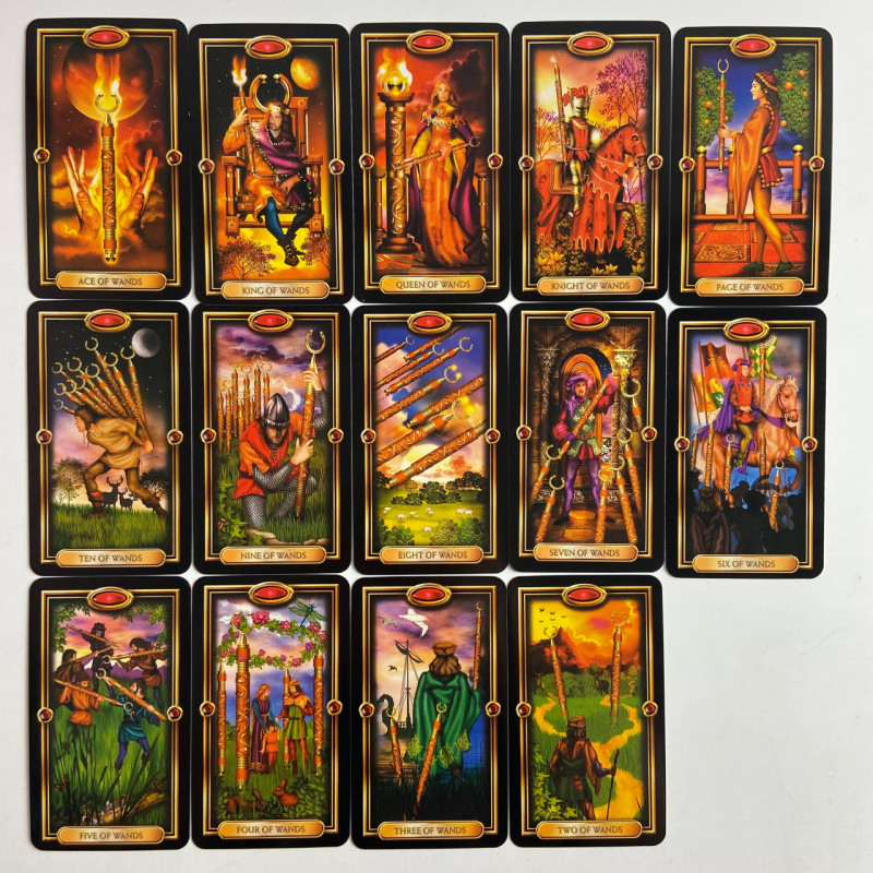 Карти Таро Gilded Tarot Royale Deck Королівське Позолочене зменшена колода