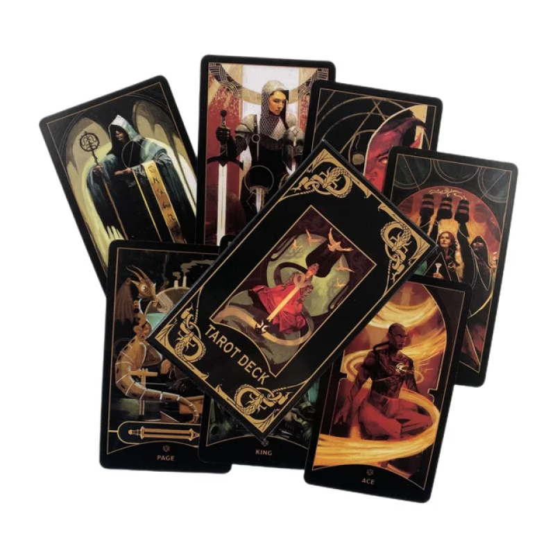Карти Таро Dungeons & Dragons Tarot Підземель та Драконів англійською