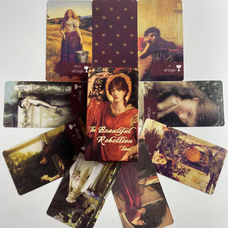 Карти Таро The Beautiful Rebellion Tarot Чудового Повстання з класичним живописом