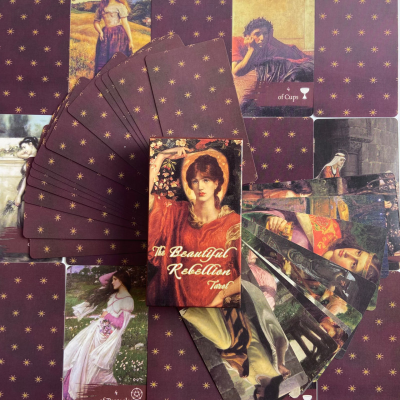 Карти Таро The Beautiful Rebellion Tarot Чудового Повстання з класичним живописом