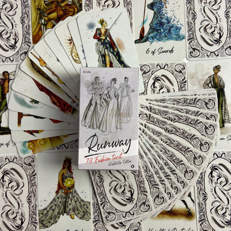 Карти Таро Runway Fashion Tarot Модний вирок колода для гадання та саморефлексії