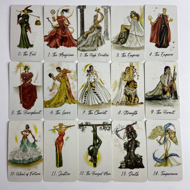 Карти Таро Runway Fashion Tarot Модний вирок колода для гадання та саморефлексії