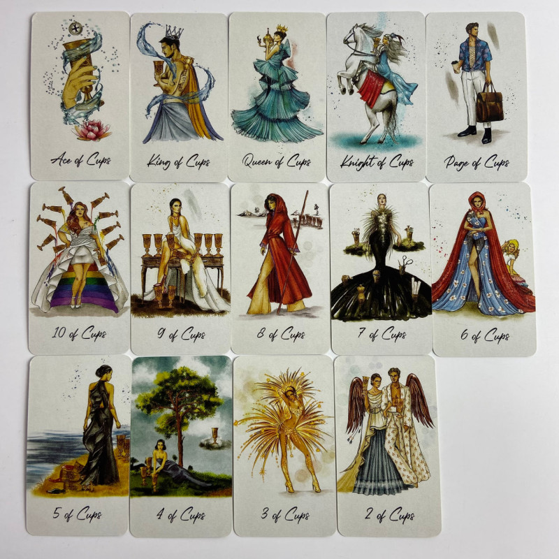Карти Таро Runway Fashion Tarot Модний вирок колода для гадання та саморефлексії