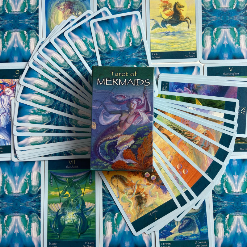 Карты Таро Tarot of Mermaids Волшебный Мир Сирен колода про русалок