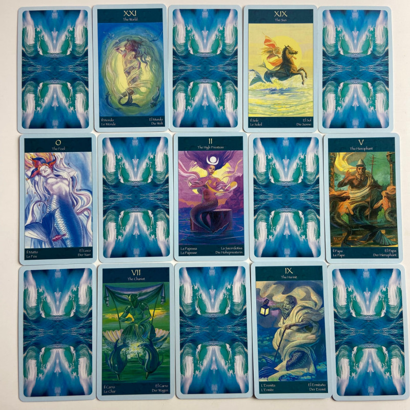 Карты Таро Tarot of Mermaids Волшебный Мир Сирен колода про русалок
