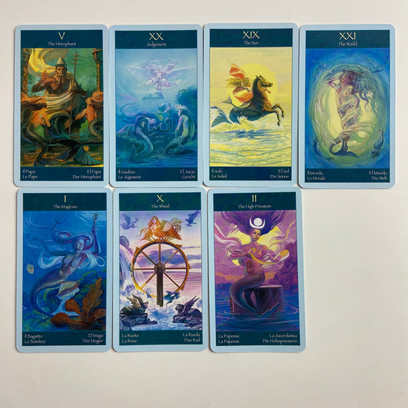 Карты Таро Tarot of Mermaids Волшебный Мир Сирен колода про русалок