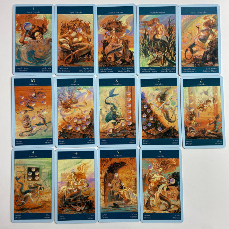 Карты Таро Tarot of Mermaids Волшебный Мир Сирен колода про русалок