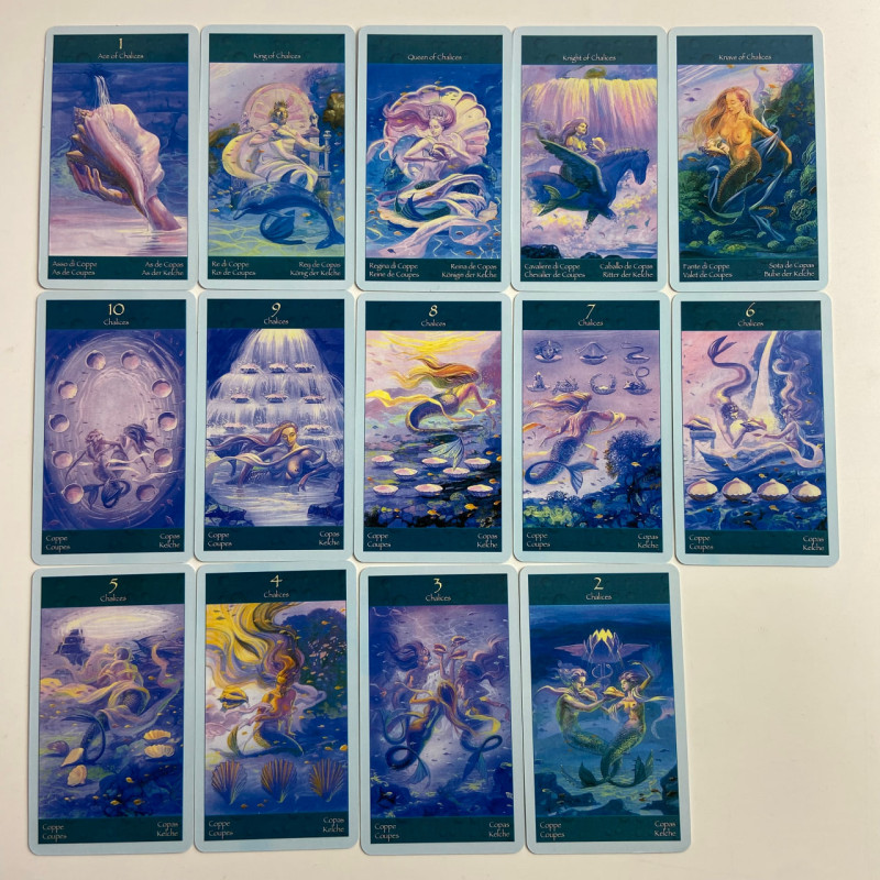 Карты Таро Tarot of Mermaids Волшебный Мир Сирен колода про русалок