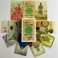Карты Таро Mara Lunne Tarot с акварельными пейзажами в стиле Уэйта