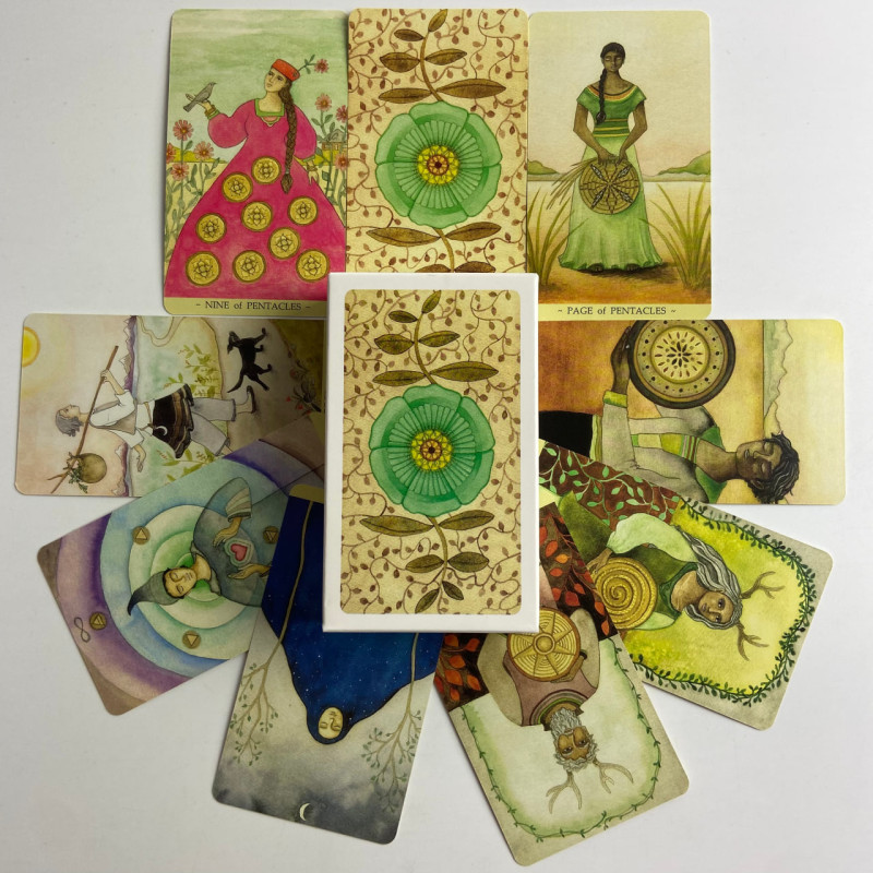 Карти Таро Mara Lunne Tarot з акварельними пейзажами у стилі Уейта