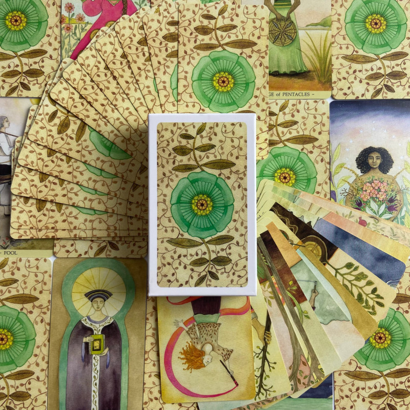 Карти Таро Mara Lunne Tarot з акварельними пейзажами у стилі Уейта