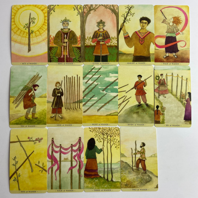 Карти Таро Mara Lunne Tarot з акварельними пейзажами у стилі Уейта
