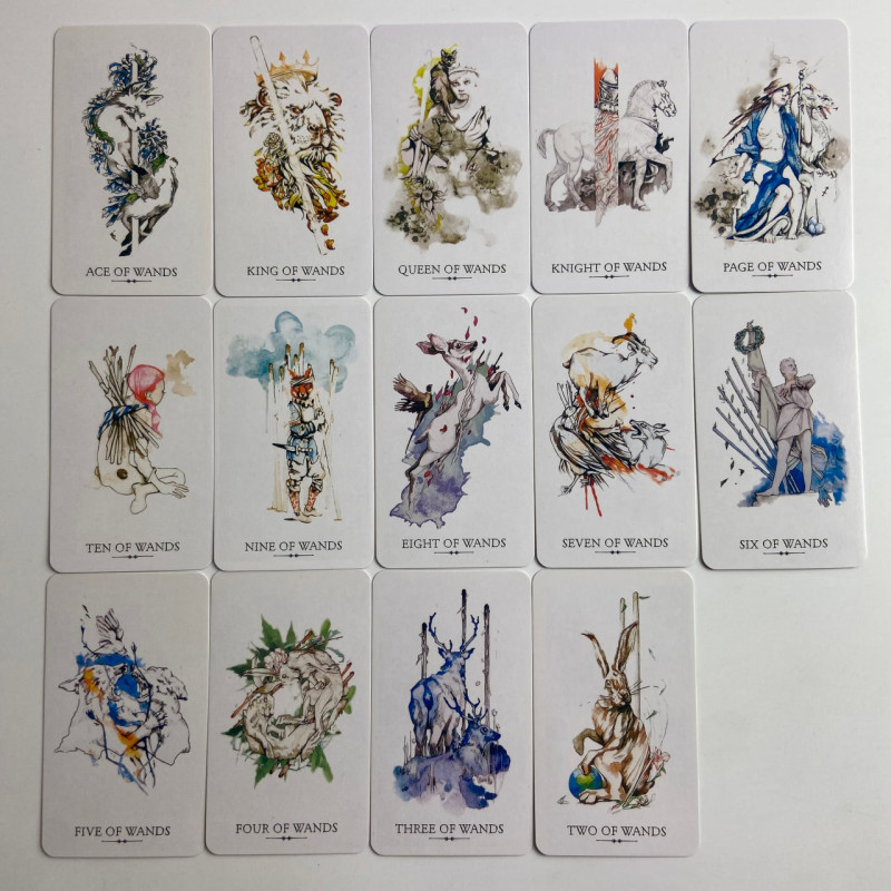 Карты Таро The Linestrider Tarot Пограничных Миров уменьшенная колода